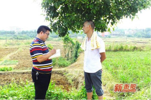 责任泰山泰山责任访衡阳县洪市镇泰山村支部书记陈小林